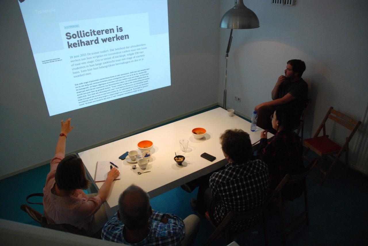 Redactie bij keuze nieuw logo