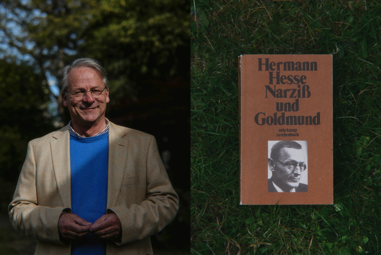 Paul van Geest en de cover van Narziss und Goldmund