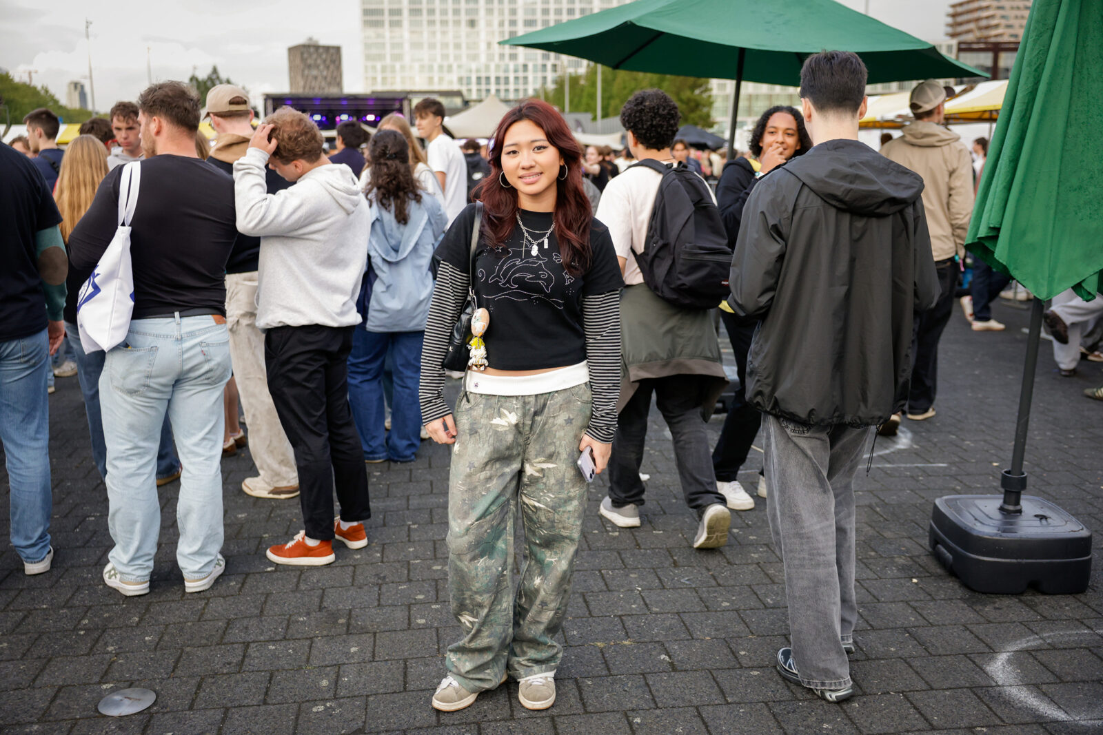 Andee tijdens het Eurekaweek festival